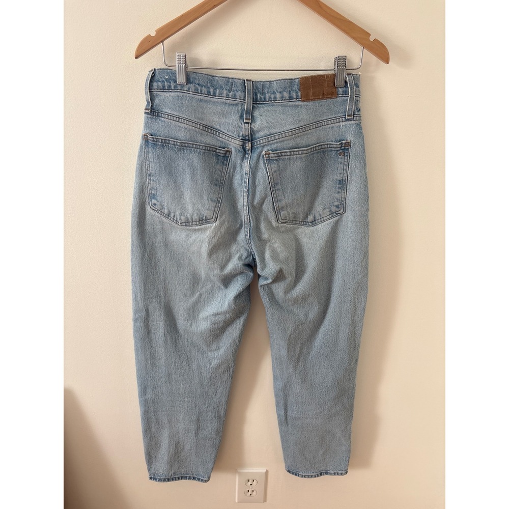 Madewell Balloon Jeans Light Wash Denim High Rise Waist Size 27 - Picture 3 of 9